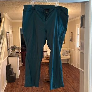 Lane Bryant pants, size 26 short, green